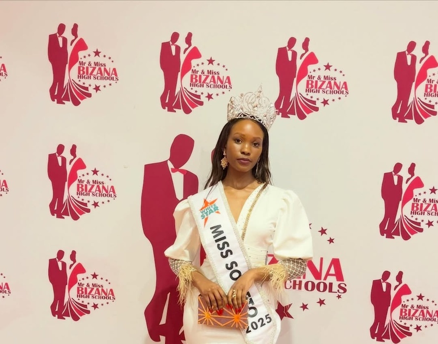 Miss Soweto red carpet moment